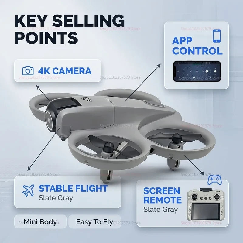 GT3 Max Foldable Drone — HD Camera, Stable Flight, Beginner-Friendly