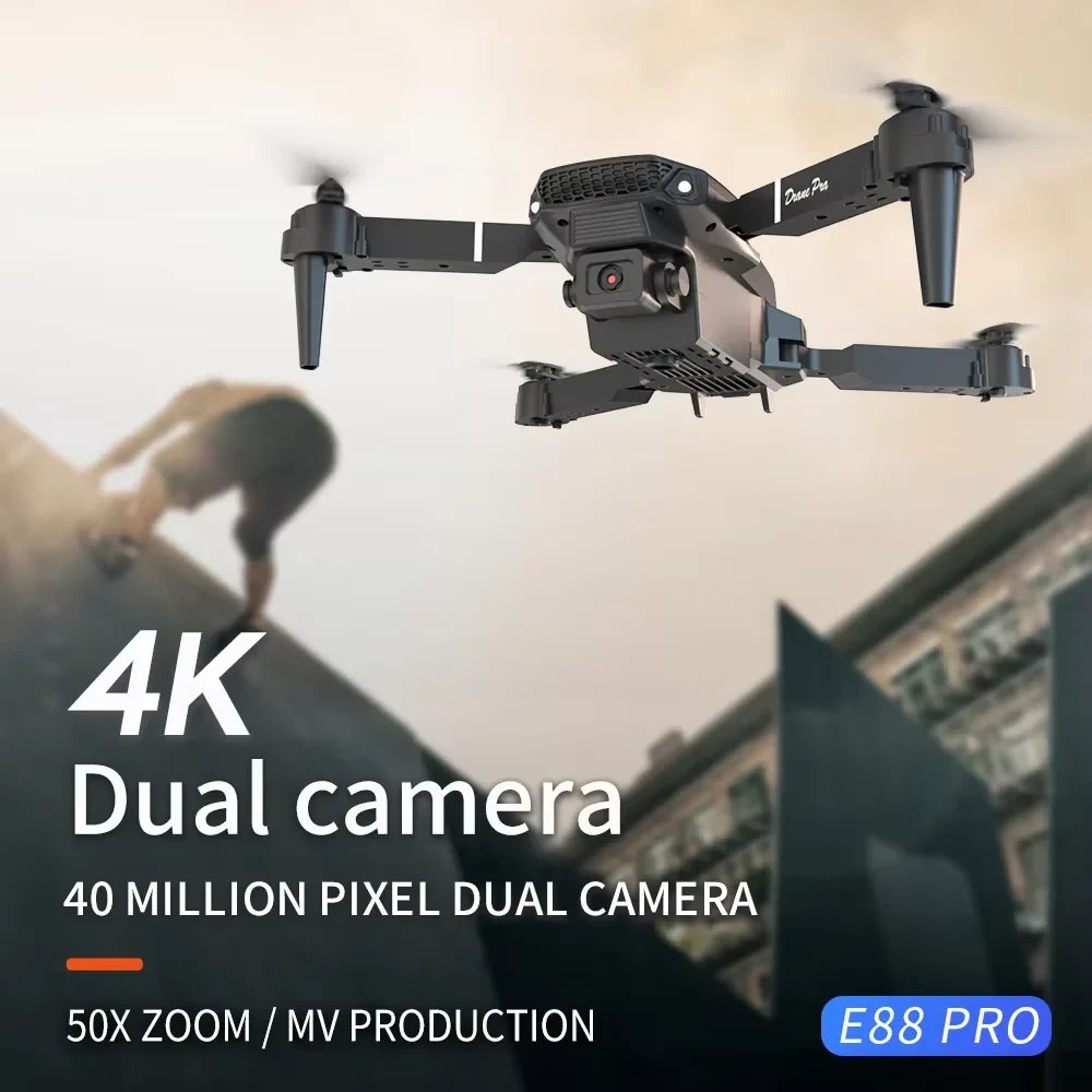 Foldable HD Camera Drone — Smooth Aerial Shots, Easy to Fly