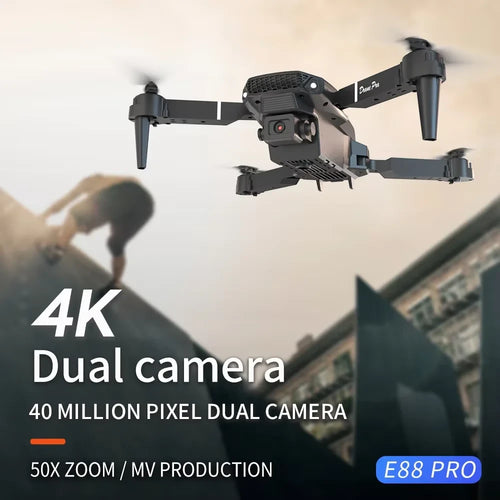 Foldable HD Camera Drone — Smooth Aerial Shots, Easy to Fly