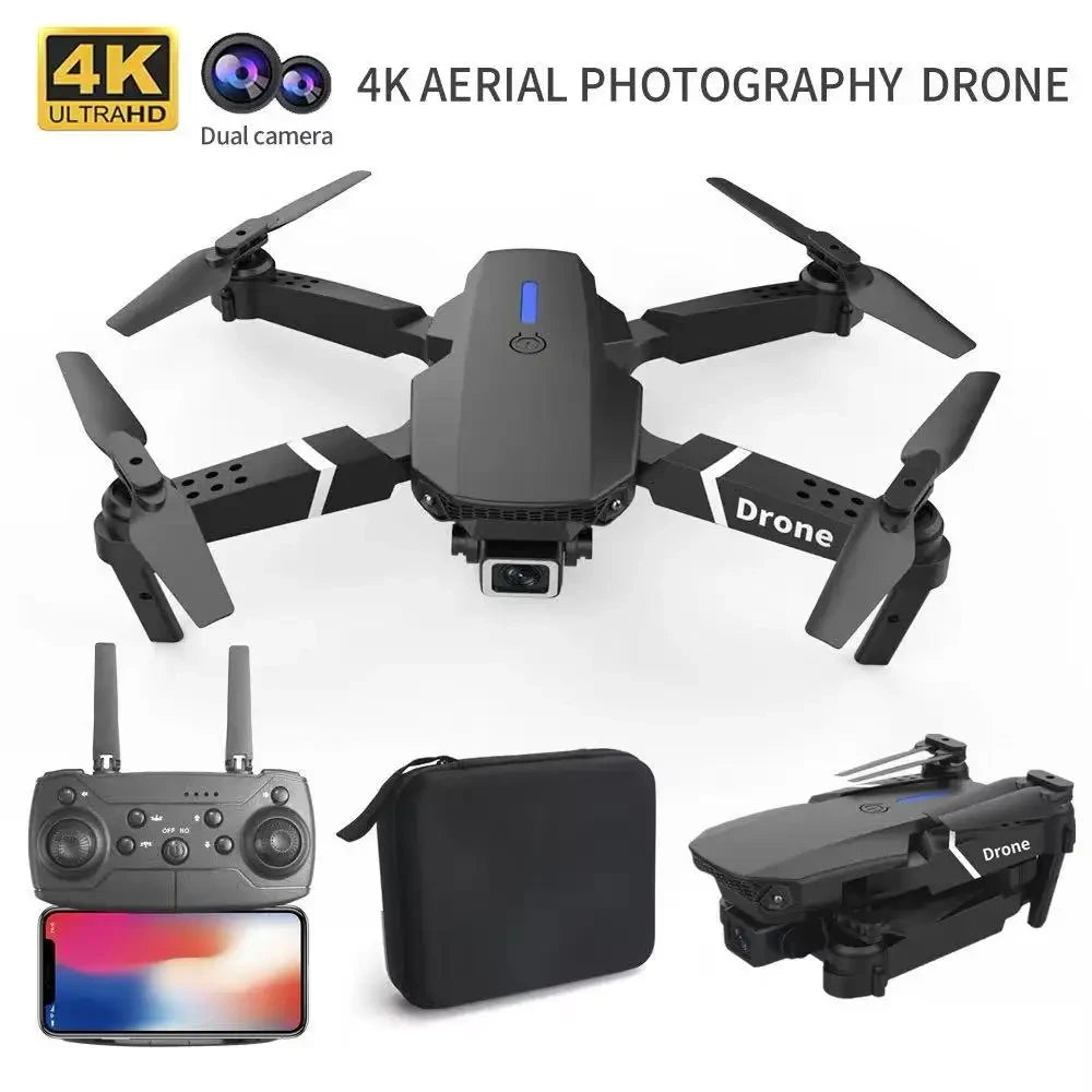 Foldable HD Camera Drone — Smooth Aerial Shots, Easy to Fly