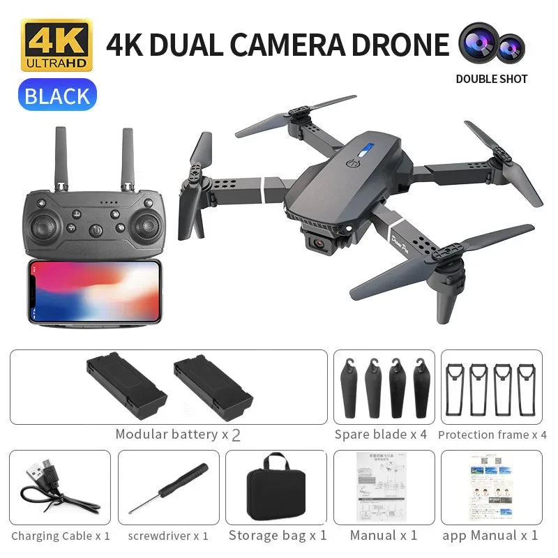 Foldable HD Camera Drone — Smooth Aerial Shots, Easy to Fly