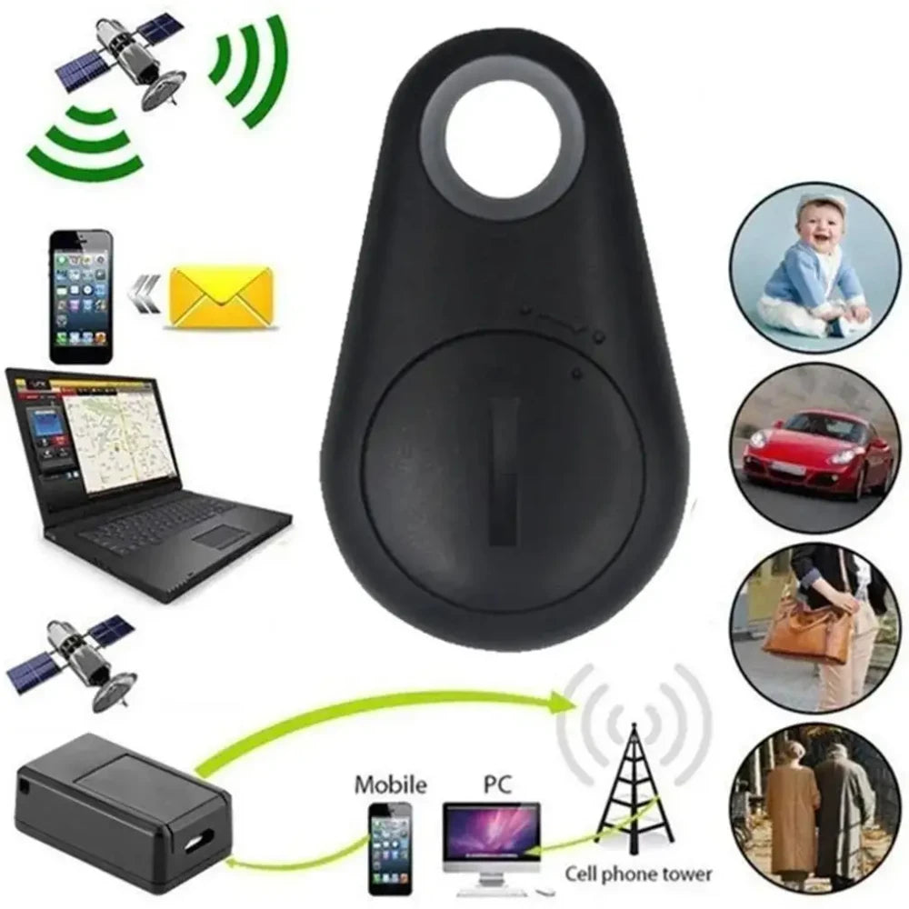 Wireless Mini GPS Tracker — Real-Time Location for Keys, Bags & Pets