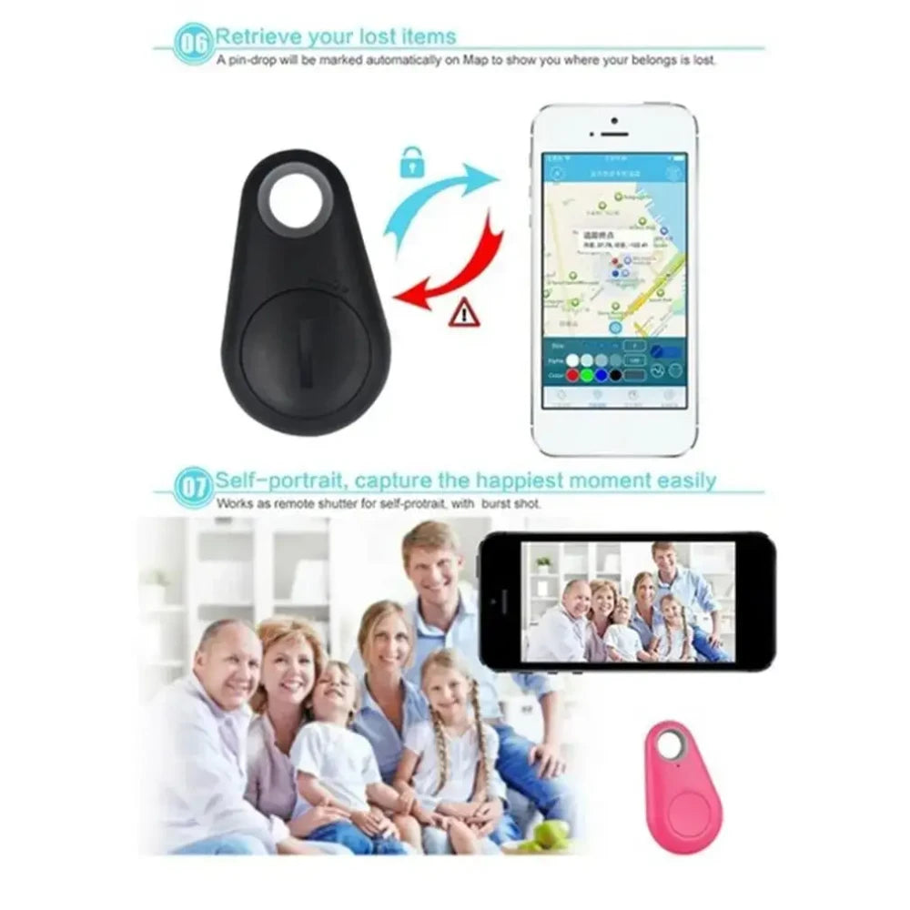 Wireless Mini GPS Tracker — Real-Time Location for Keys, Bags & Pets