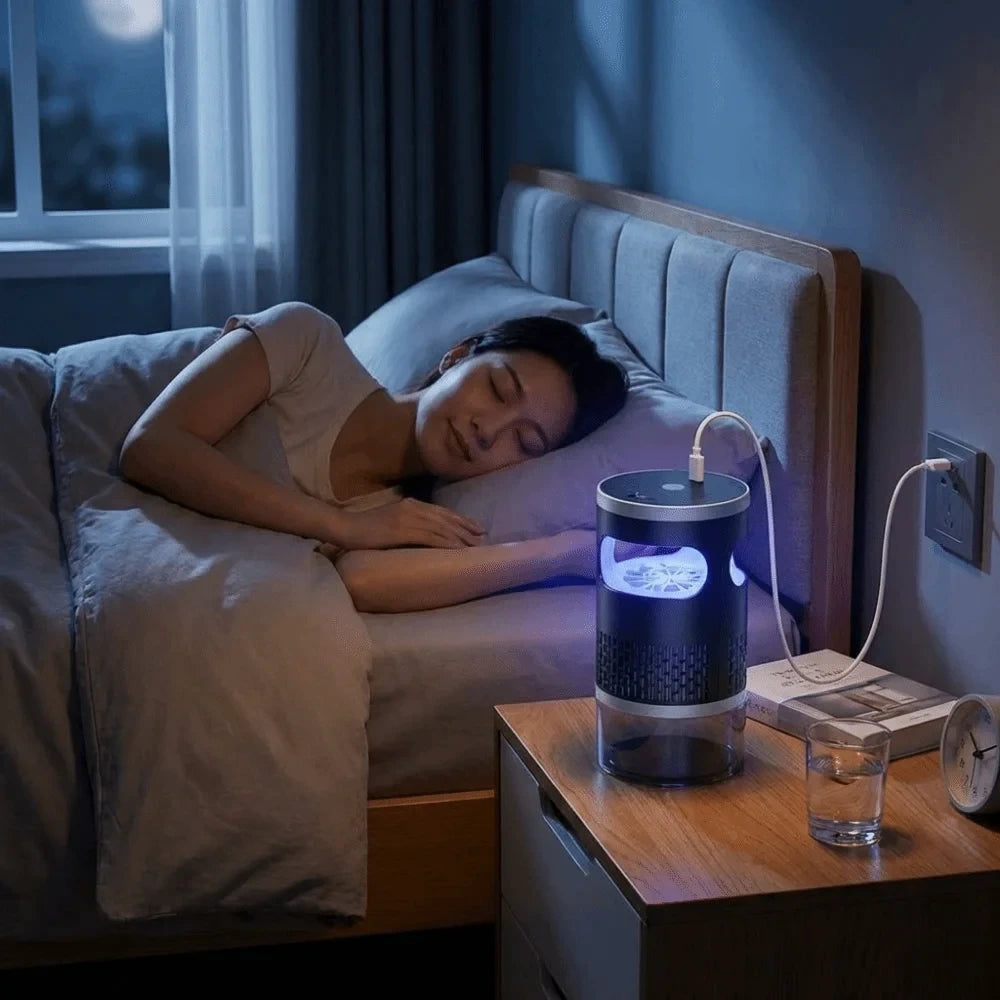 Infant-Safe Electric Bug Zapper Lamp — Chemical-Free Pest Control