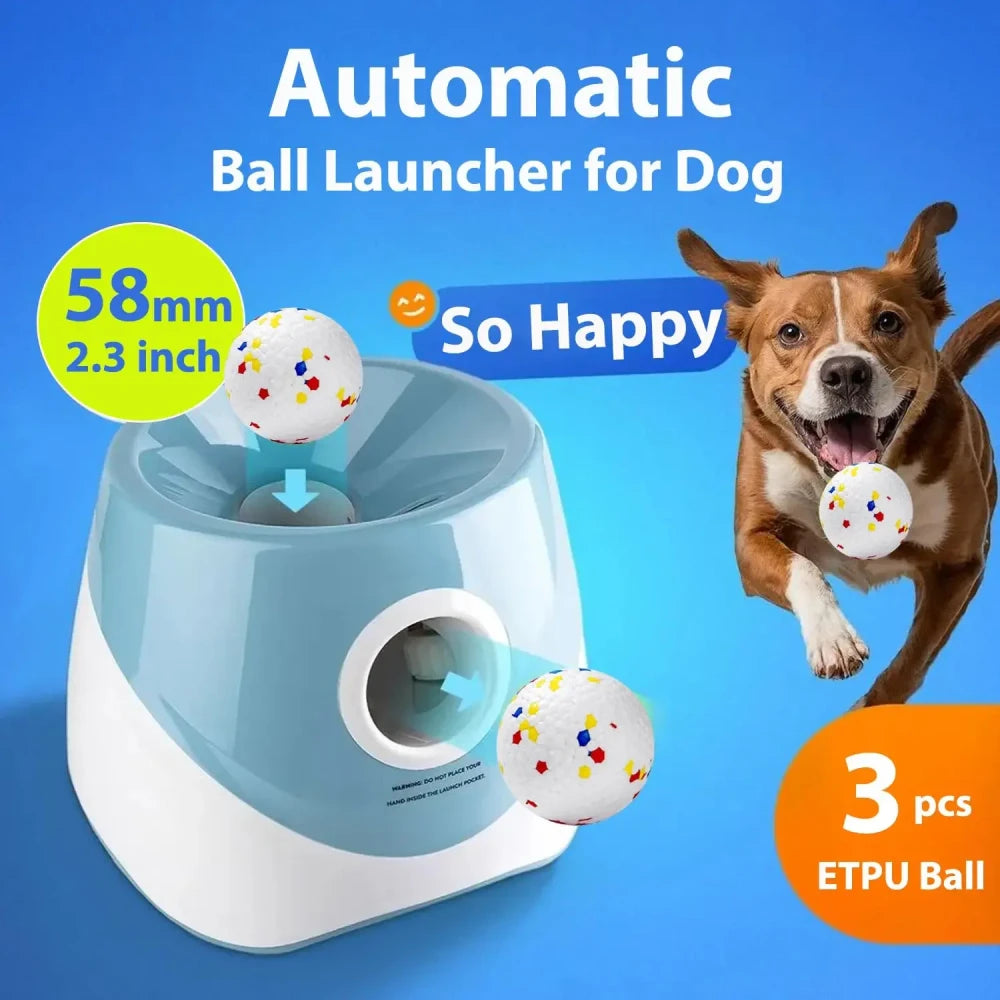 Automatic Dog Ball Launcher — Hands-Free Indoor Fetch for Happy Dogs