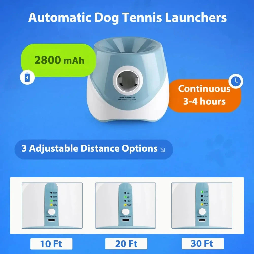 Automatic Dog Ball Launcher — Hands-Free Indoor Fetch for Happy Dogs