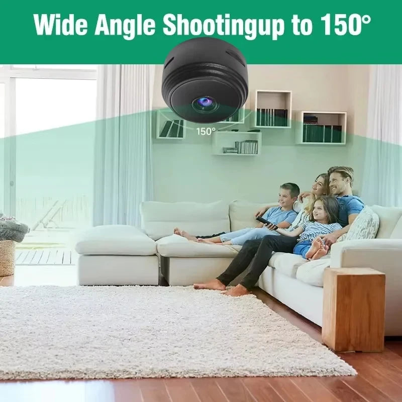 Wireless Smart Home Security Camera — HD, Two-Way Audio & Night Vision