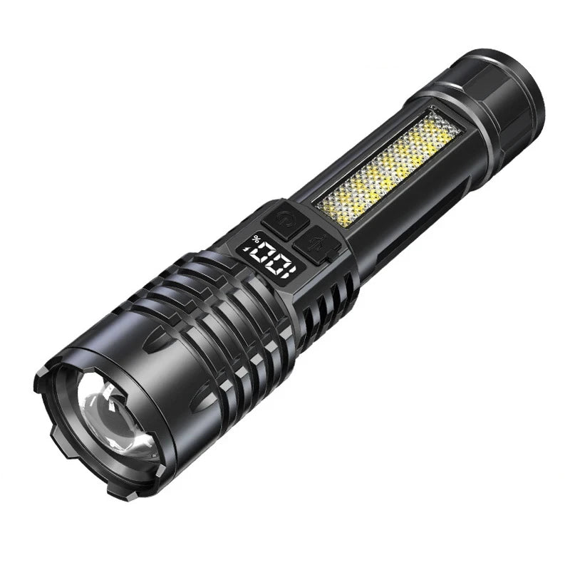 Super Bright Rechargeable LED Flashlight — 5 Modes, USB Charging