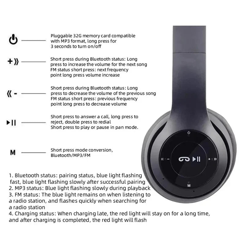 Wireless Sport Earphones — Sweat-Proof, Secure Hook Fit for Workouts