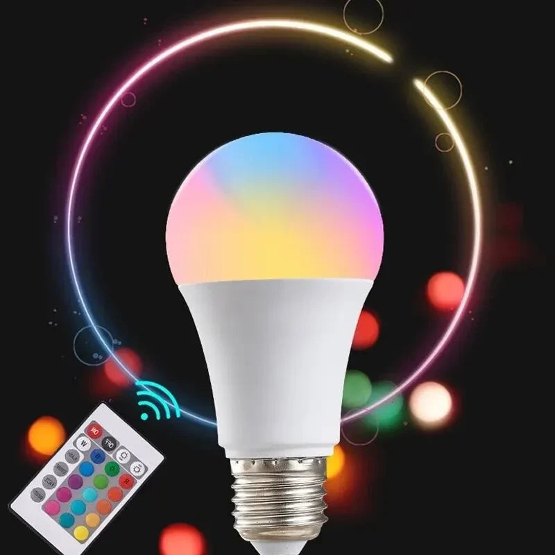 Multicolor Dimmable RGB LED Bulb — Set the Mood with 16M Colors
